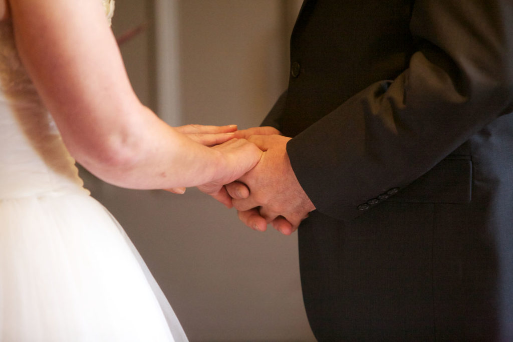 Bride and groom ceremony