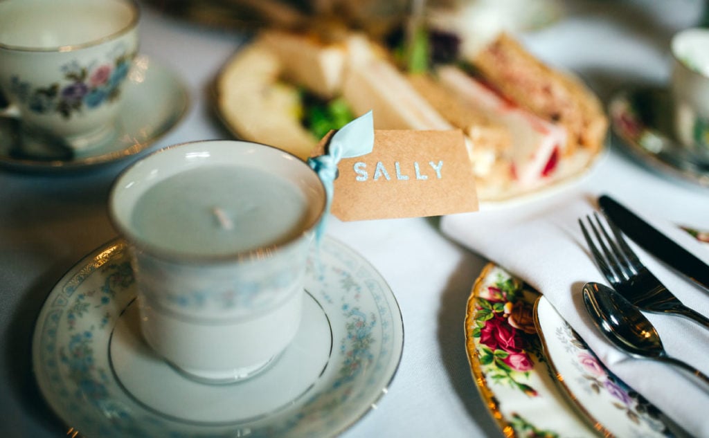 Home-Made-Scented-Candles-in-Vintage-Tea-cups - By Rachel Joyce