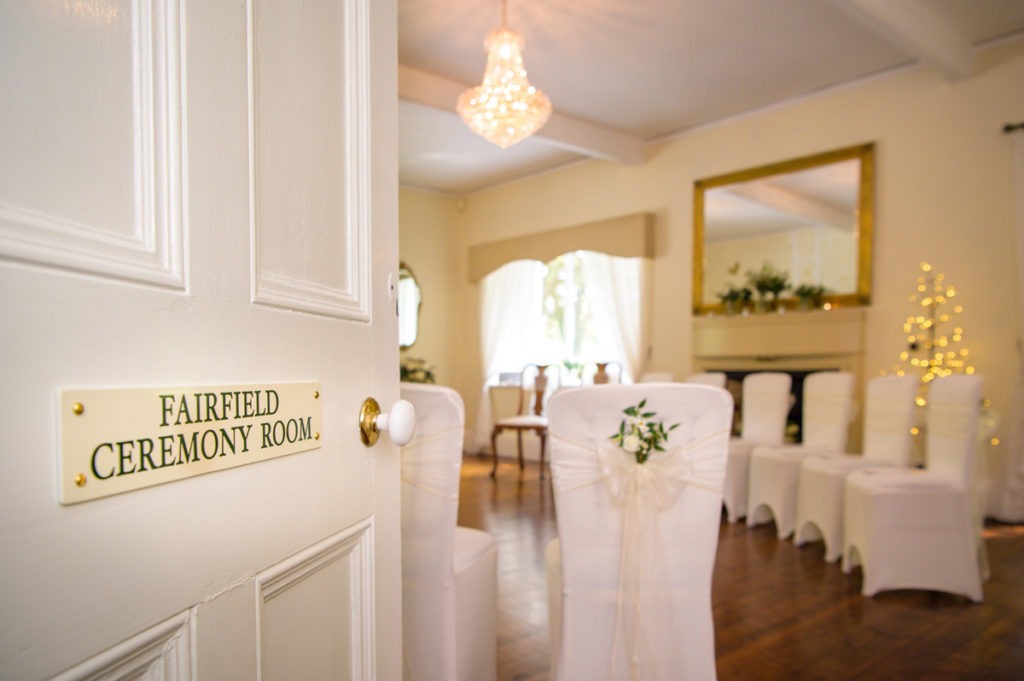 Fairfield ceremony room at Cote How